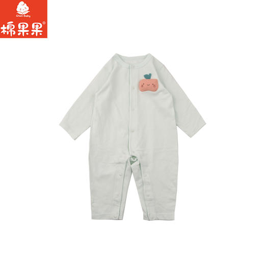 棉果果春季新品男宝女宝卡通可爱5A抗菌纯棉爬衣对开连体衣M101722226016 商品图1