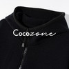 COCO ZONE 刘 一一  纯色连帽拉链外套 CD1A1635 商品缩略图2