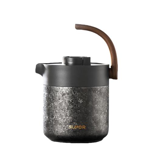SUPOR苏泊尔提梁大师壶     焖茶大师傅1.0L星辉KCV10EM50 纯钛   1.0L 商品图0
