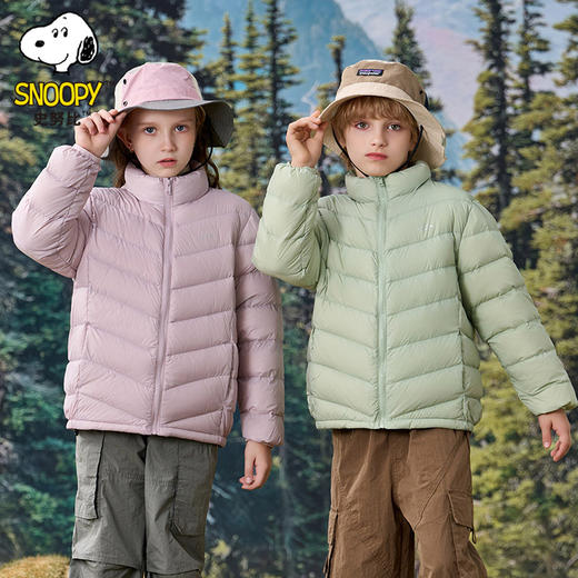 史努比新款秋冬儿童立领轻薄羽绒服内胆保暖男童女童外套 商品图2