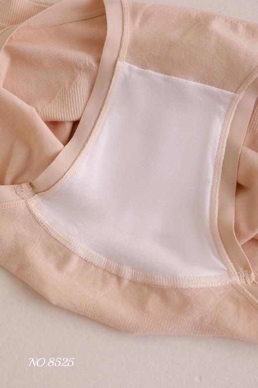 女士中高腰中大版高弹力无缝舒适内裤三角裤8525 商品图5