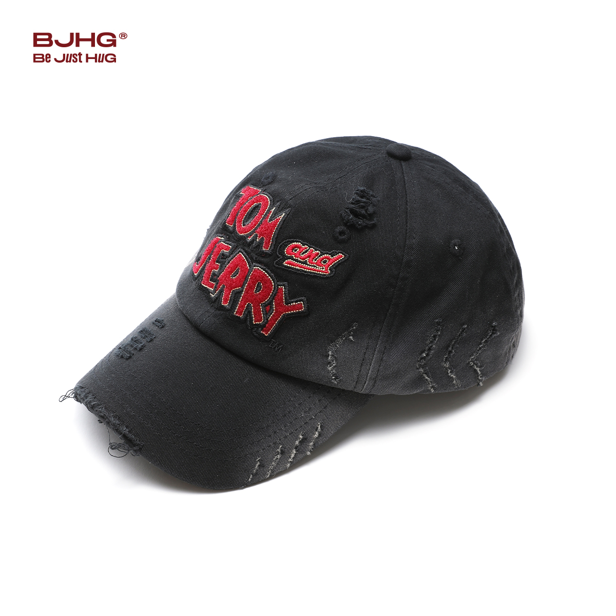 BJHG不计后果猫和老鼠联名棒球帽男款2025新款破洞高街鸭舌帽子女