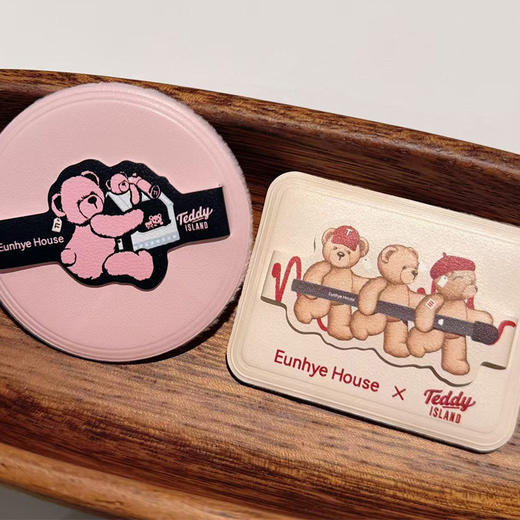 【泰迪熊联名】恩惠小屋粉扑气垫不吃粉拇指植绒定妆-纪念日百货门店同款168094354 商品图2