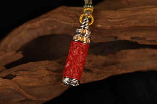 2026启佑朱砂生肖本缘吊坠 商品图0