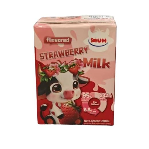 甘蒂牧场草莓味牛奶 200ml/盒 商品图0