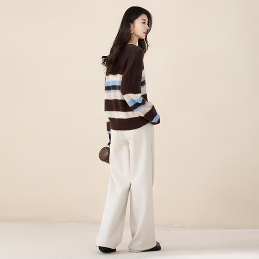 SNE8BE233诗梦拼色条纹毛衫 商品图3