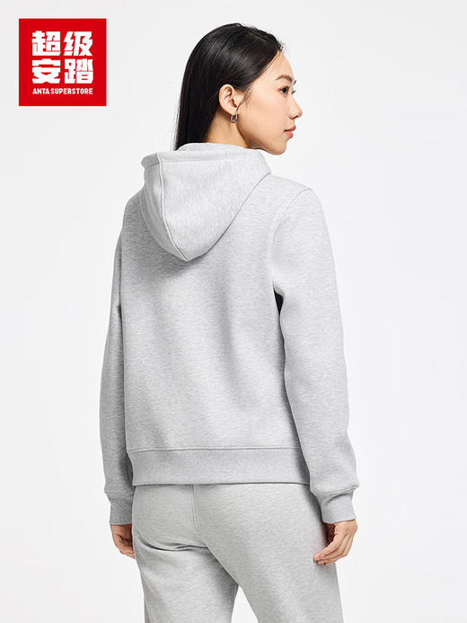 超级安踏女子全天候加绒外套秋冬保暖连帽上衣运动服162547705U 商品图1
