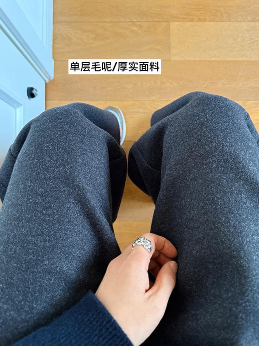 25秋冬| 考拉绒老钱风高腰九分锥形毛呢休闲裤【包邮+三天无理由退换】 商品图10