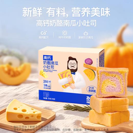 Dr.Cheese 奶酪博士高钙奶酪南瓜小吐司，16袋/箱 商品图1