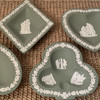 英国Wedgwood Jasperware浮雕陶瓷扑克系列首饰盘 鼠尾草绿 商品缩略图1