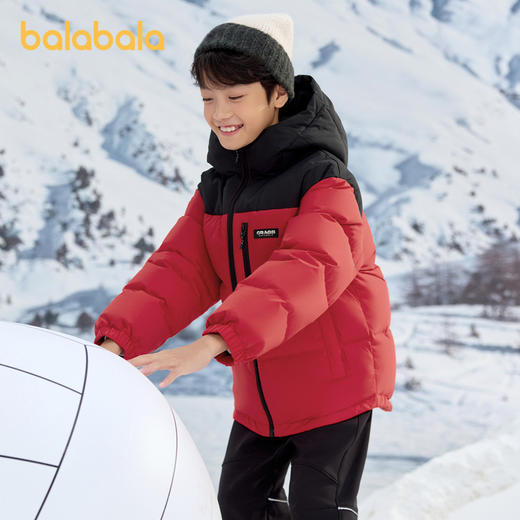 巴拉巴拉童装儿童羽绒服男童冬季保暖时尚外套潮上衣舒适户外防护 商品图2