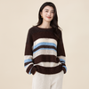 SNE8BE233诗梦拼色条纹毛衫 商品缩略图1