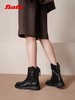 【云粉节】BF楼Bata时装靴女2025冬款百搭羊皮通勤短筒靴AD743DZ5     吊牌价1359   活动价769 商品缩略图3