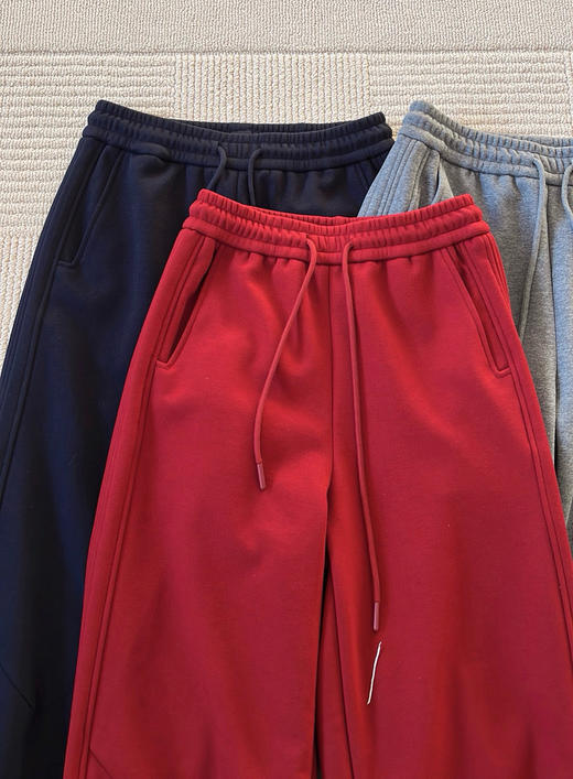 1120-1 自留红色40码 显瘦保暖亲肤舒适 科技发热绒 女士三色保暖休闲裤 卫裤 商品图4