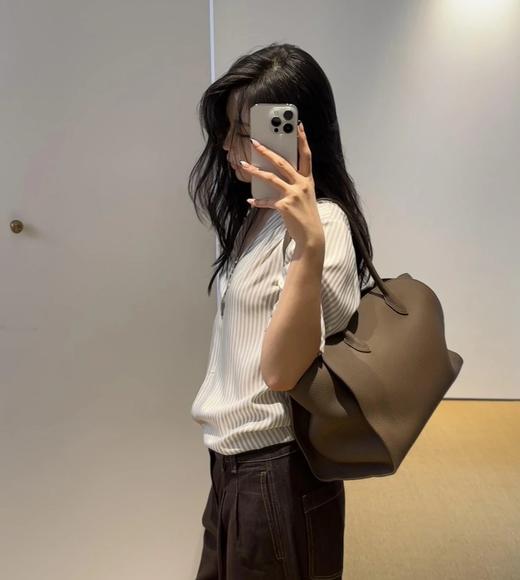 重磅渠道   Marlo荔枝纹手提包  12/14/17大容量  手提包 通勤出差一只搞定 商品图2