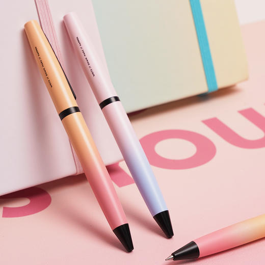 【趁早文创】趁早写下愿望中性笔创意简约0.5mm金属质感签字笔黑色办公商务碳素笔低阻尼顺滑不断墨学生考试笔 商品图4