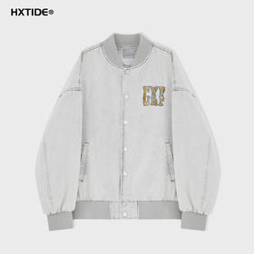 【断码清仓】HX 春秋季水洗牛仔衬衫式茄克衫外套C105530027101