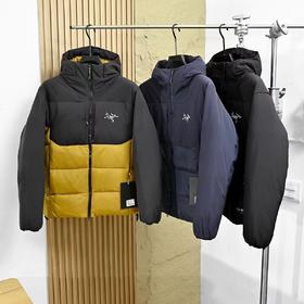 D112046男款连帽羽绒服刺绣LOGO防风防水保暖夹克