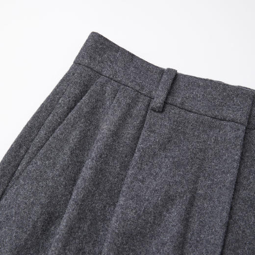 ROMI STUDIO“松弛休闲”羊绒羊毛混纺立体压褶西装长裤RWCWXG6641 商品图3