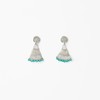 心艺手作：绿松石扇形耳环/项链 Fan Earrings/Necklace in Turquoise 商品缩略图1