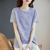 短袖蕾丝上衣女2025年夏季新款大码女装女士t恤宽松漂亮小衫高级 商品缩略图2