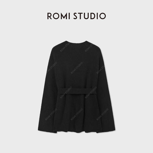 ROMI STUDIO“康宝莱牦牛绒”老钱奢柔宽松落肩针织开衫RWCAS86833 商品图1