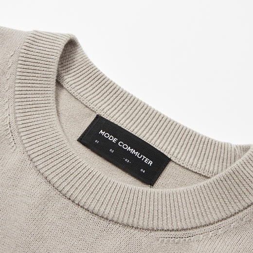 MODE COMMUTER | MC冬季休闲柔软圆领线衫男MCE120068D 商品图2