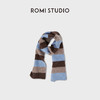 ROMISTUDIO“双面提花”100%绵羊毛针织撞色条纹围巾RWCWP36999 商品缩略图1