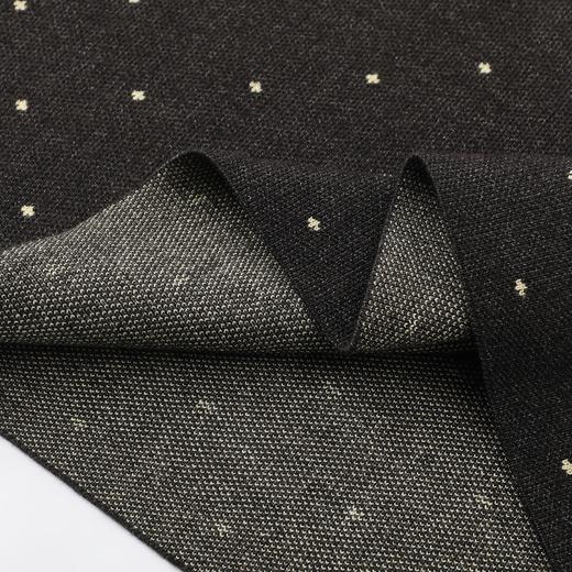 D112055深灰色波点毛衣裙a字裙半身裙25秋冬季穿搭新款女长裙子半裙 商品图4