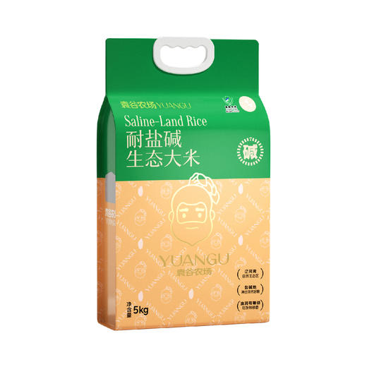 袁谷农场耐盐碱生态大米5kg东北盐碱地无污染蟹稻共生生态长粒米10斤双层真空包装 商品图5