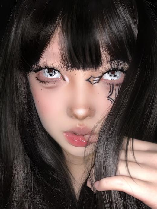 EgguncleLens旗下 ·恐怖游轮&窥视之茧· 14.5mm白狮参考着色大直径  日抛4片 商品图11