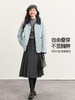 【周四狂欢价】熙世界学院蓝巴恩风棉服女短外套秋冬撞色翻领菱格棉衣 商品缩略图2