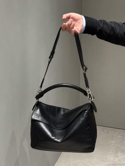 秋冬特惠💰1500 原单罗意威LO℮w℮ 新尺寸 大号柔软鹿皮Puzzle 手袋052446 商品图11