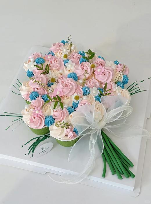 多款式~花束蛋糕7颗杯子组成-无夹心内有卡仕达酱-低糖无添加 商品图4