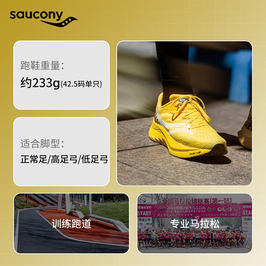 Saucony索康尼 Endorphin Speed啡速4男女减震马拉松比赛竞速运动跑步鞋 商品图1