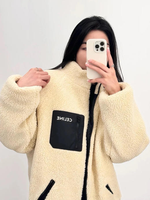 赛琳 25秋冬新款 羊羔毛拉链外套(TM) 商品图7