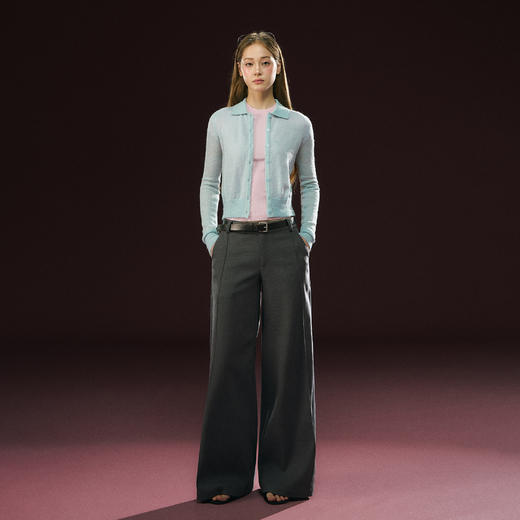 Ariseism 美式复古设计感宽松休闲裤女秋季新款长裤子 商品图2