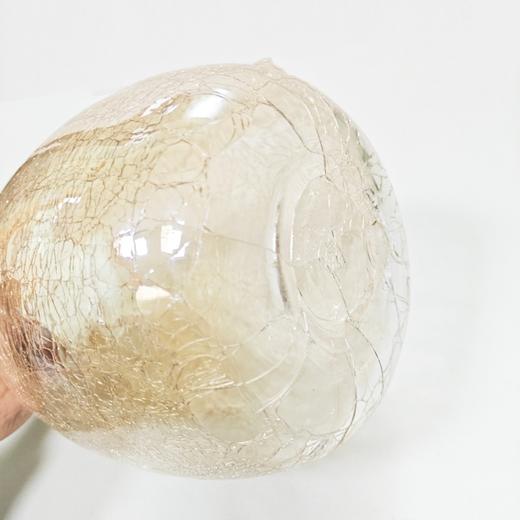 彩色花瓶冰裂纹鲜花插花摆件家居客厅餐厅玻璃装饰品 商品图3