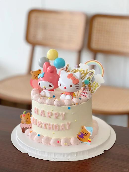 【周年庆精选】美乐蒂凯迪猫萌萌组合卡通蛋糕 商品图0