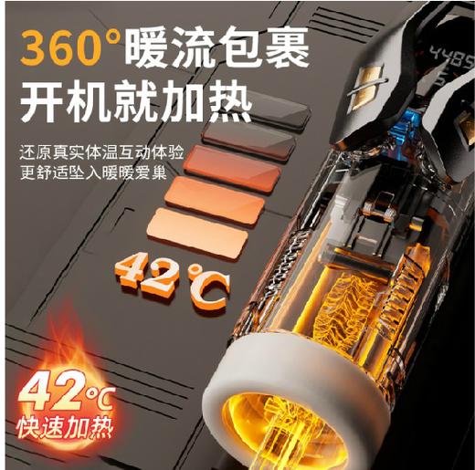 【电商旗舰爆款】谜姬 夜神杯 双伸缩手柄加温app飞机杯【控价产品，先联系负责人沟通，再申请白名单】 商品图3