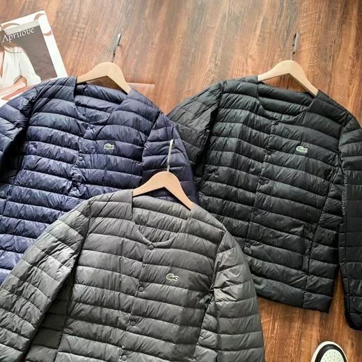 D112007秋冬新款无领休闲轻质保暖防泼水排骨纹羽绒服 商品图1