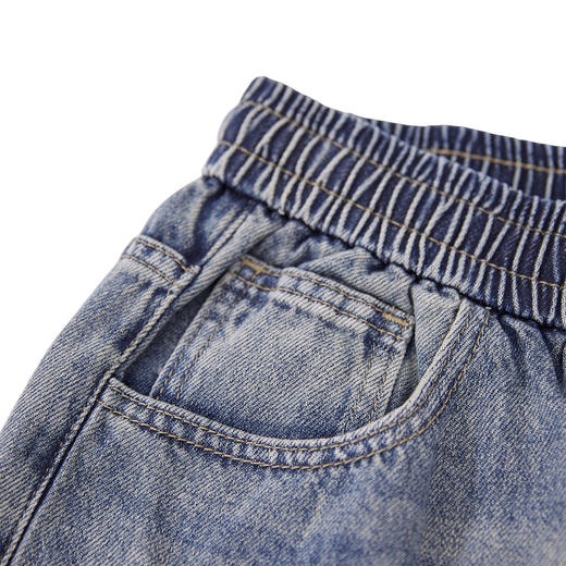 【新品上新】HX 秋季水洗直筒牛仔长裤C201530031101 商品图3