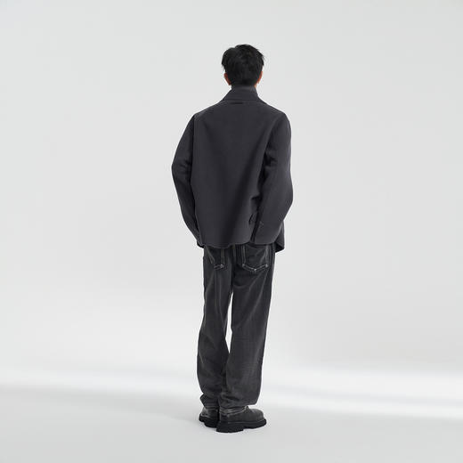 MODE COMMUTER | MC冬季复古水洗O型牛仔裤简约通勤男MCE105033D 商品图3