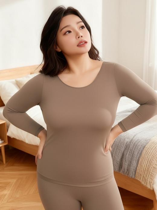 一周发货【超薄无痕 润肤衣】薄而不透！不带胸垫，80-220斤可穿，美肤黑科技！玻尿酸恒温“热皮”内衣，薄如蝉翼暖过秋裤，80-220斤全码段，隐形无痕，告别冬季臃肿！ 商品图11