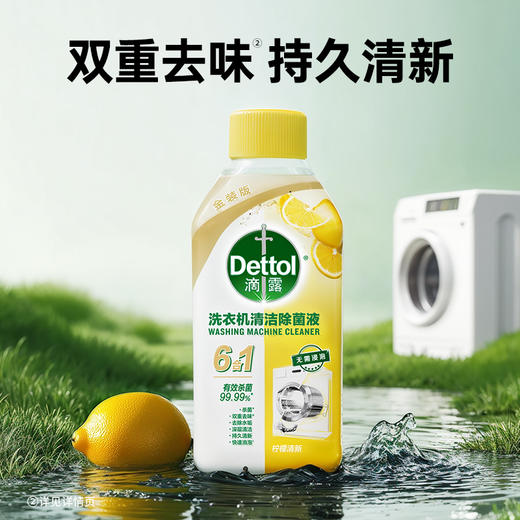 滴露洗衣机清洁除菌液金装版柠檬清新250ml 商品图4