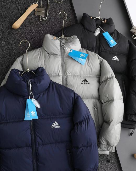 D112030冬季新款三条杠白鸭绒立领羽绒服男女同款 商品图2