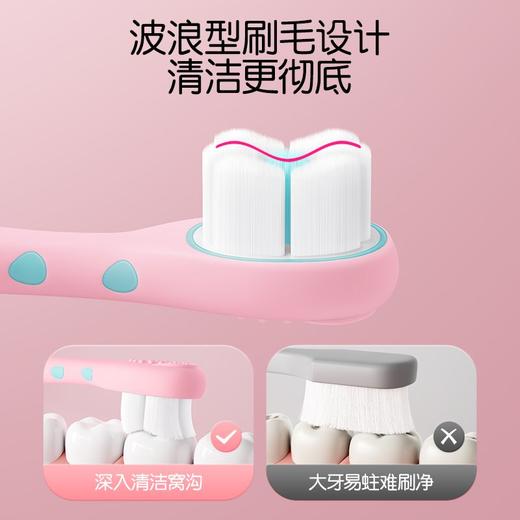 恐龙医生儿童牙刷0-1-3到6一12岁以上5婴幼儿2宝宝专用分龄牙刷换牙期 商品图3