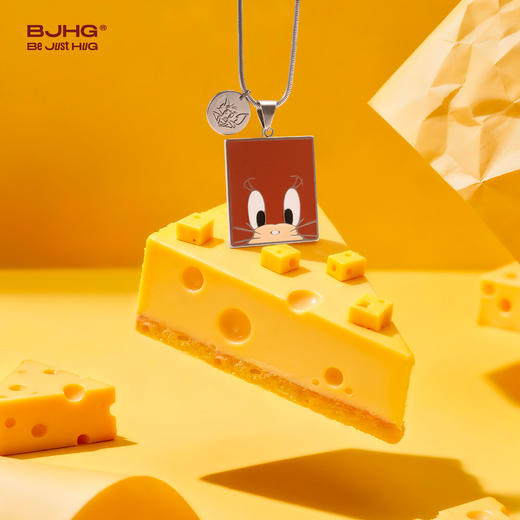 BJHG不计后果猫和老鼠联名项链男女同款质感潮牌高街钛钢服装配饰 商品图3