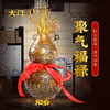 【祈愿吉品】铜葫芦摆件大门口五黄二黑福禄开口吉祥物 商品缩略图2