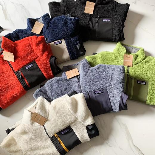 D112010Classic Retro-X限定配色抓绒羊羔绒立领拉链外套夹克 商品图5